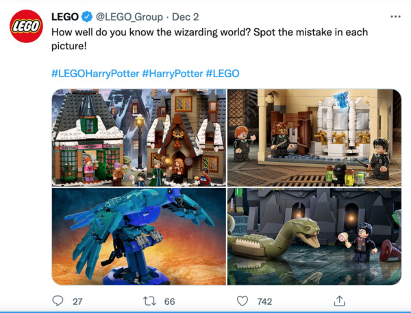 Lego wizarding world promotion.
